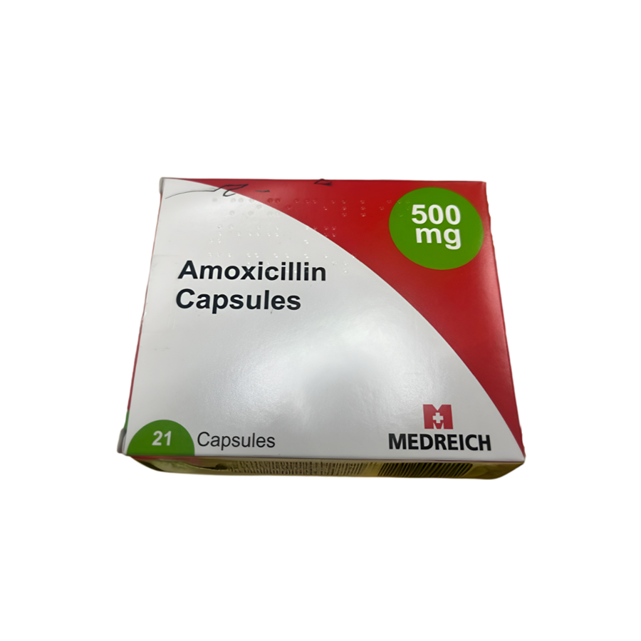 Amoxicillin 500mg Capsules (21 Capsules)