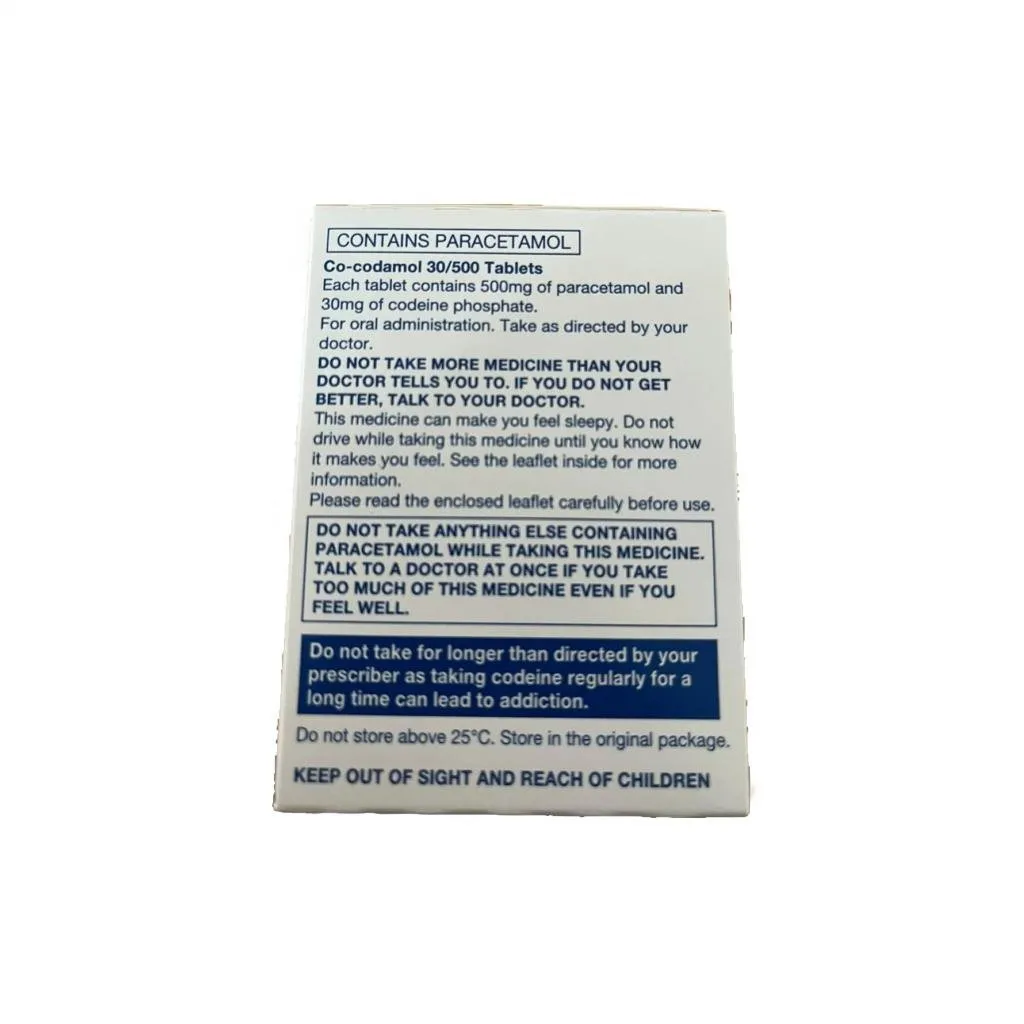 Co-codamol 30mg/500mg Tablets - Image 5