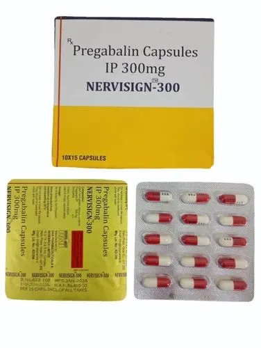 NERVISIGN-300 Pregabalin Capsule IP 300mg (150 Capsules)