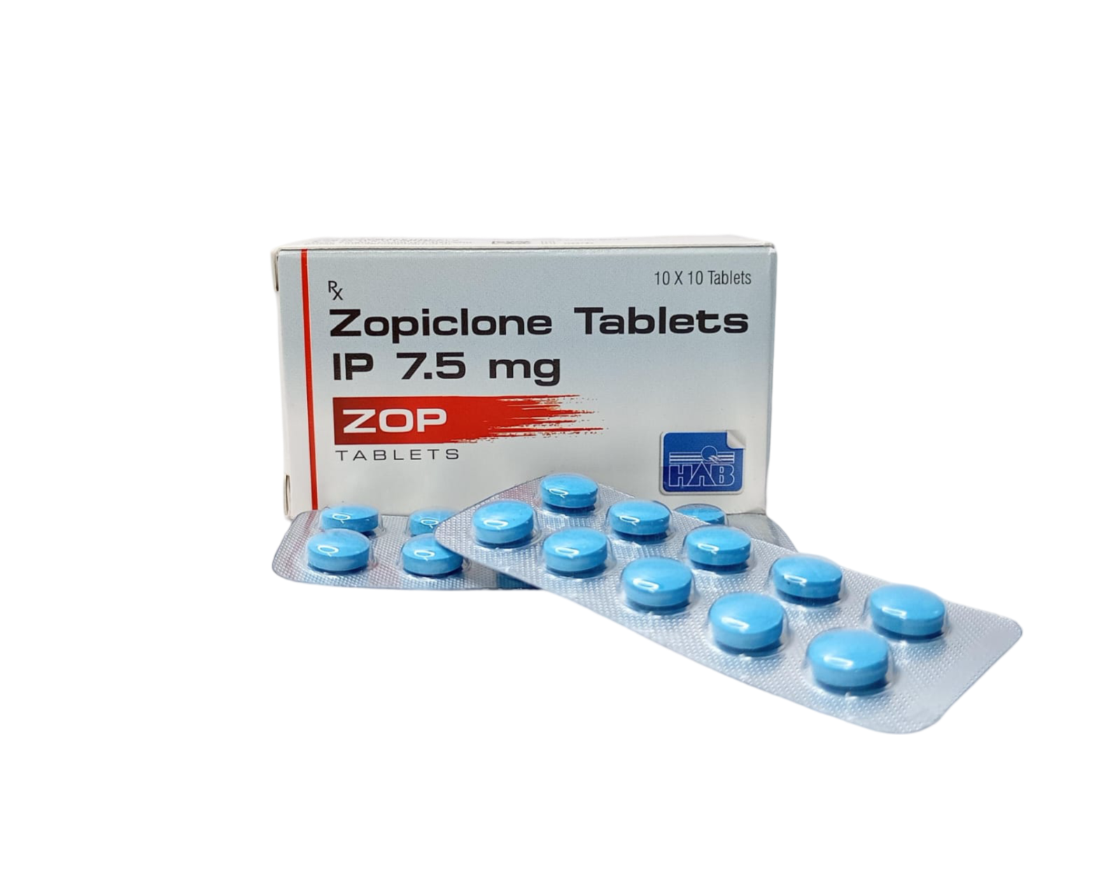 HAB Zopiclone Tablets BP 7.5mg (50 Tablets)
