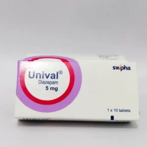 Unival Diazepam 5mg Tablets (50 Tablets)